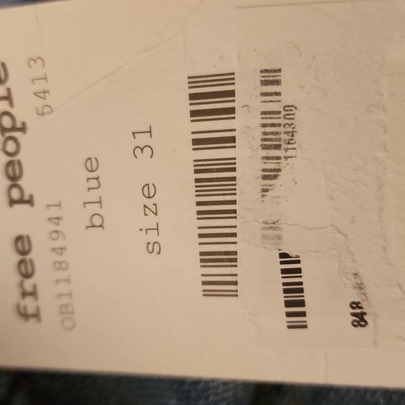 Free People distressed high waisted jeans - Picture 5 of 5